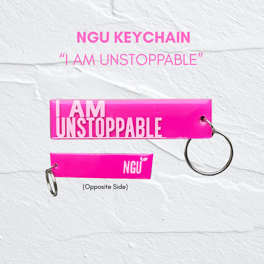 "I AM UNSTOPPABLE" - Resin Keychain