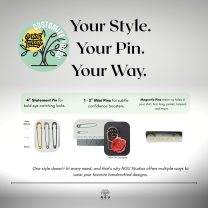 Pinned & Personal - NGU Brooch